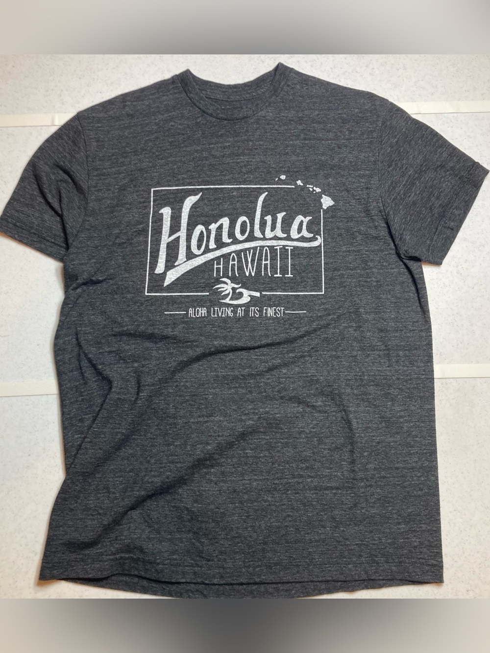 Honolua Surf Co Hawaii Charcoal Graphic Tee - Men's sz Med M Aloha soft